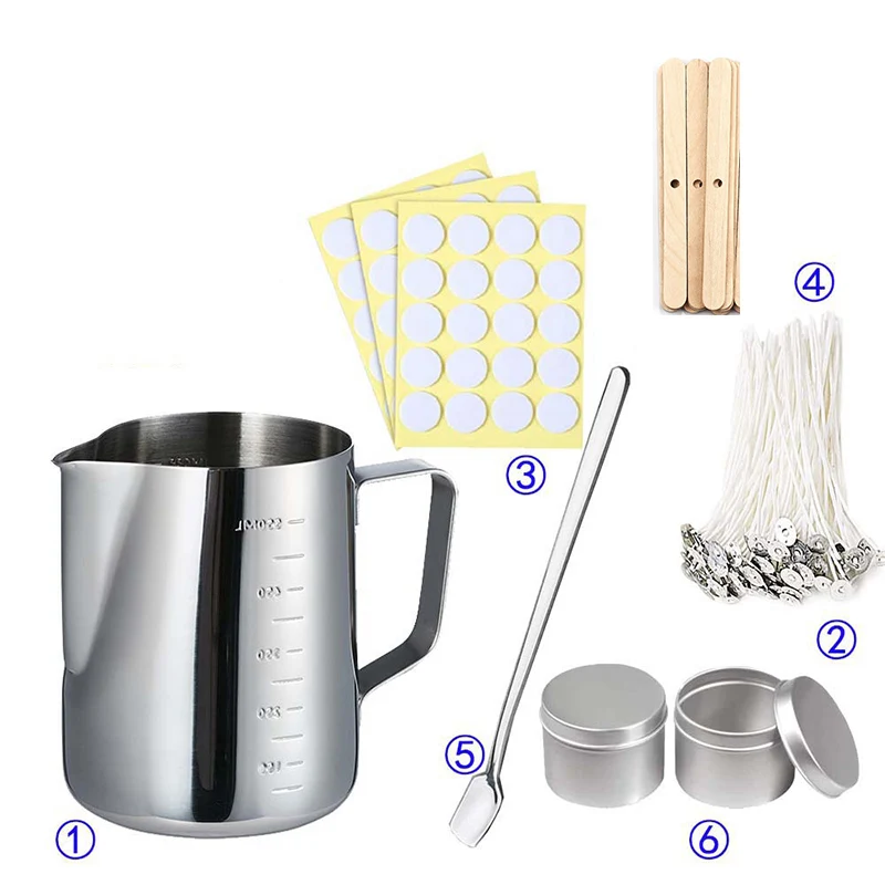 Candle Making Supplies Jars - Kit de suministros para fabricación de