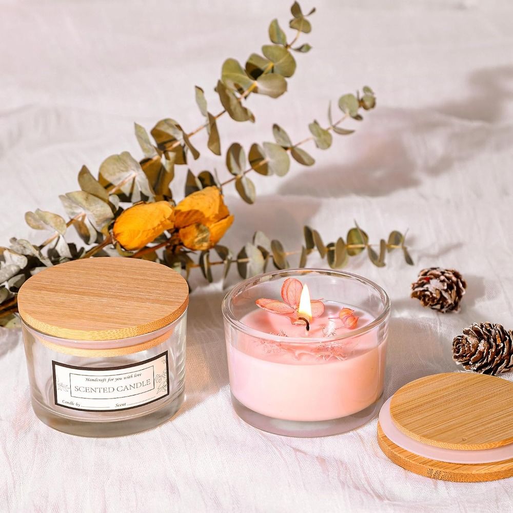Candle Making Supplies Jars - Nuevo Frascos de vela de vidrio
