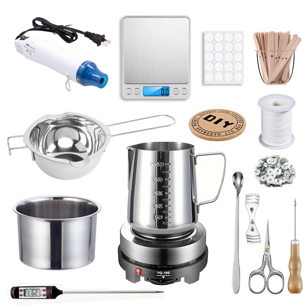 Candle Making Supplies Jars - Juego de herramientas de materiales para