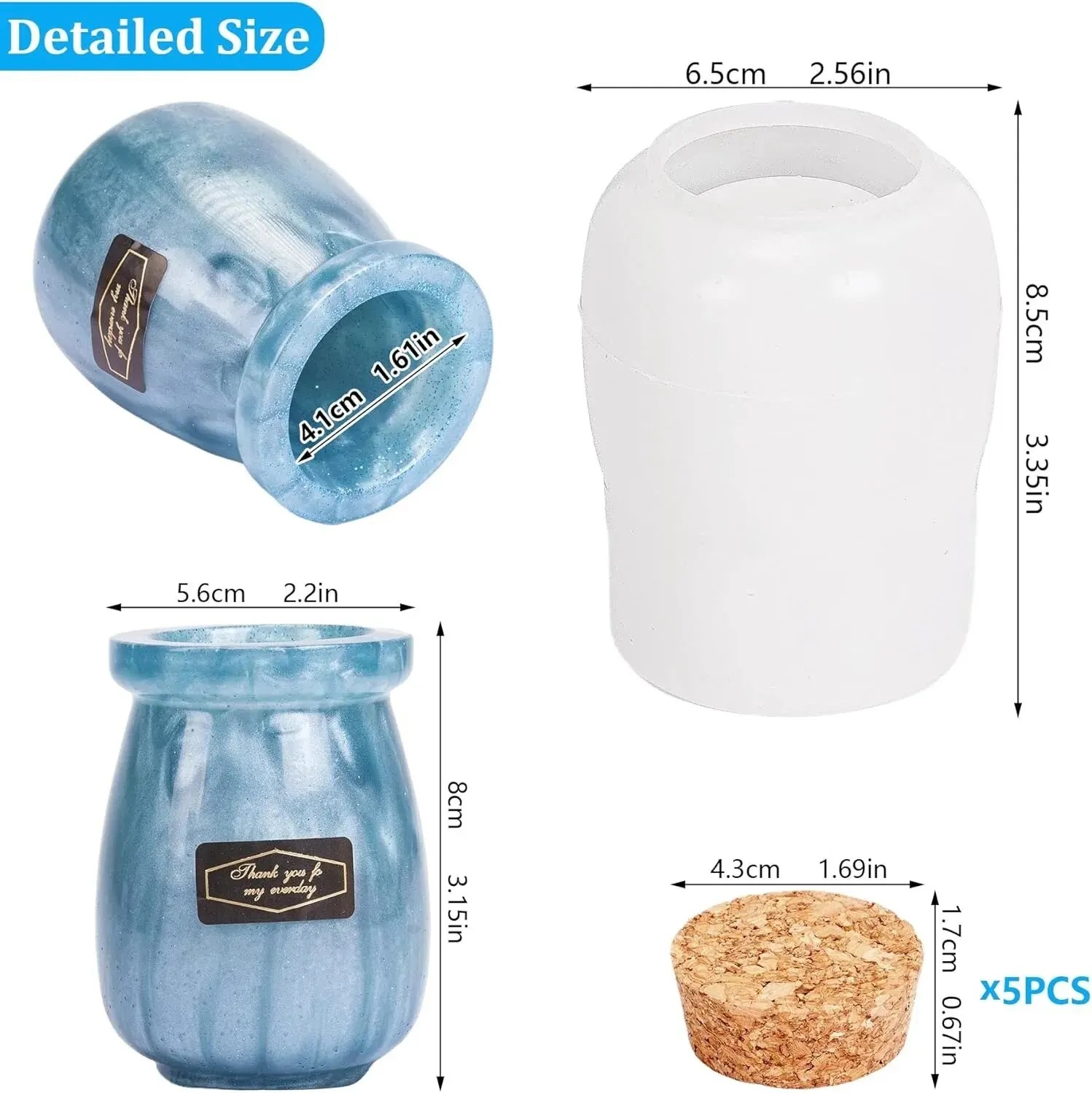 Molde de silicona DIY para tar - Candle Making Supplies Jars reseña y precio