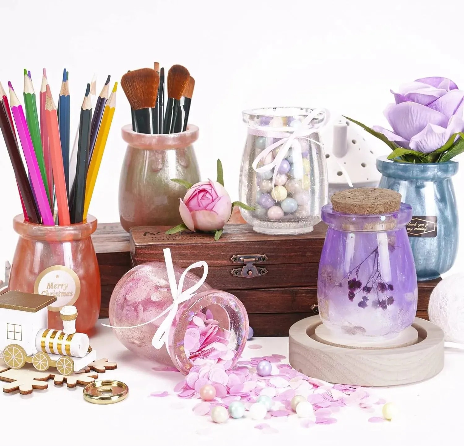 Molde de silicona DIY para tar - Candle Making Supplies Jars reseña y precio