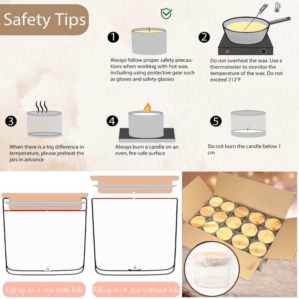 Nuevo Frascos de vela de vidri - Candle Making Supplies Jars reseña y precio